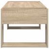 vidaXL Table basse Ch&ecirc;ne Sonoma 110 x 50 x 41 cm Bois d'ing&eacute;nierie