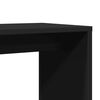 vidaXL Table d'appoint Noir 50x30x50 cm Bois d'ingénierie