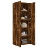 vidaXL Buffet haut ch&ecirc;ne fum&eacute; 70x42,5x185 cm bois d'ing&eacute;nierie