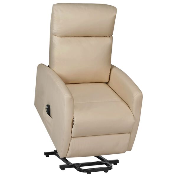vidaXL Fauteuil Cappuccino Similicuir