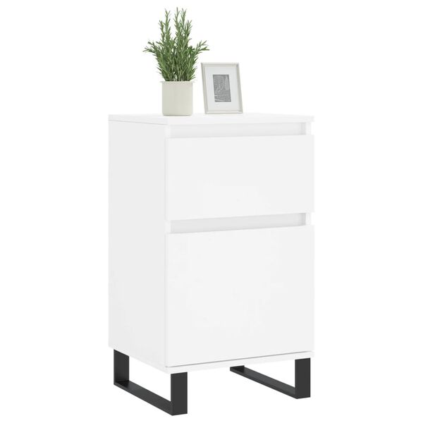 vidaXL Buffet blanc 40x35x70 cm bois d&rsquo;ing&eacute;nierie