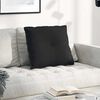 vidaXL Coussin de Dos Noir 60 x 50 cm Tissu en microfibre