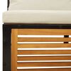 vidaXL Salon de jardin avec coussins 6 pcs bois d'acacia solide
