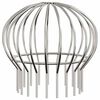 vidaXL Garde-feuilles de Goutti&egrave;re 2 pc Argent 160 mm Acier inoxydable