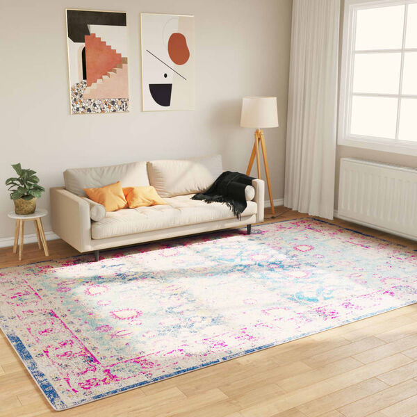 vidaXL Tapis lavable multicolore 190x300 cm