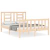 vidaXL Cadre de lit sans matelas bois de pin massif