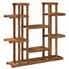 vidaXL Support de Plante Naturel 123 x 25 x 114,5 cm