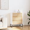 vidaXL Buffet blanc 60x30x75 cm bois d'ing&eacute;nierie