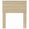 vidaXL T&ecirc;te de lit Ch&ecirc;ne Sonoma 75 cm Bois d'ing&eacute;nierie
