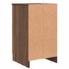 vidaXL Cabinet de chevet avec tiroir Ch&ecirc;ne marron 38 x 38 x 66 cm