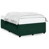 vidaXL Cadre de lit sans matelas vert fonc&eacute; 120x200 cm velours