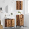 vidaXL Ensemble de mobilier de salle de bain 3 pcs Bois Ancien