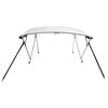 vidaXL Toit bimini &agrave; 4 arceaux parois en maille 243x(200-213)x137 cm