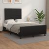 vidaXL Cadre de lit sans matelas noir 120x190 cm similicuir