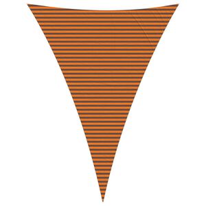 vidaXL Voile d'ombre Orange et marron 5 x 7 x 7 m