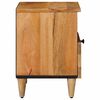 vidaXL Cabinet de chevet Naturel 40 x 33 x 46 cm Bois de mangue massif