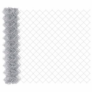 vidaXL Cl&ocirc;ture en treillis m&eacute;tallique 10 x 1,2 m Acier galvanis&eacute;