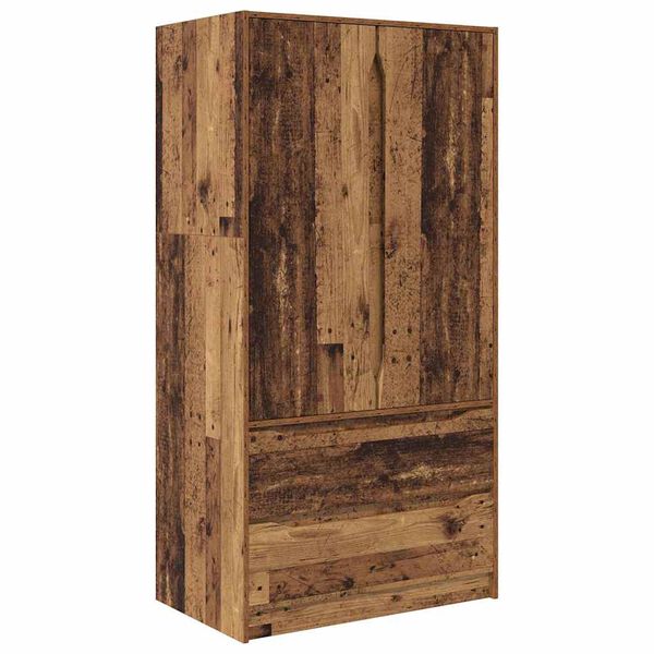 vidaXL Armoire Bois ancien 79,5 x 49 x 156 cm Bois d&rsquo;ing&eacute;nierie