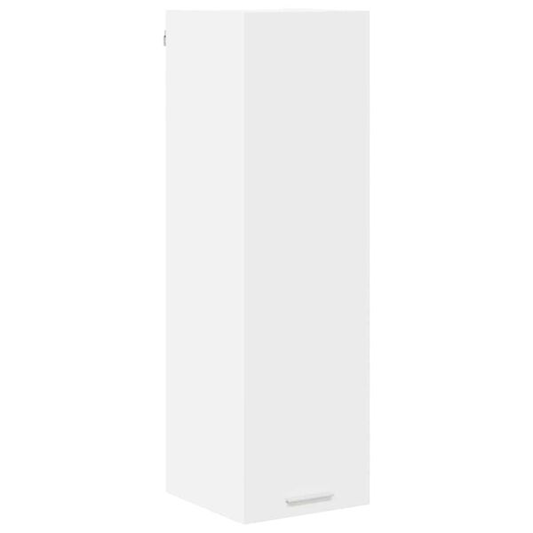 vidaXL Armoire suspendue Blanc 30 x 31 x 100 cm Bois d'ing&eacute;nierie