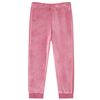 Pantalon de surv&ecirc;tement pour enfants framboise 140