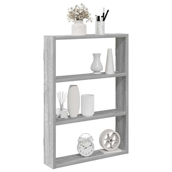 vidaXL Étagère murale sonoma gris 43x9x60 cm bois ingénierie