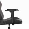 vidaXL Chaise de jeu Noir et gris Similicuir