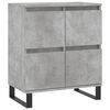 vidaXL Buffet Gris béton 60x35x70 cm Bois d'ingénierie