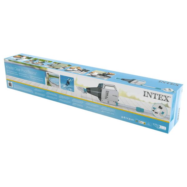 Intex Aspirateur rechargeable pour spa et piscine blanc