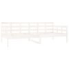 vidaXL Lit de jour sans matelas blanc bois de pin massif 90x200 cm