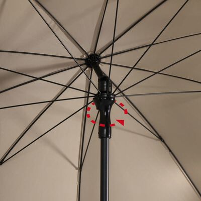 Madison Parasol Patmos Luxe Rectangulaire 210x140 cm Écru
