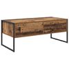 vidaXL Table basse Bois Ancien 100 x 46 x 40 cm Bois d'ing&eacute;nierie