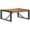 vidaXL Table basse 80x80x35 cm bois de manguier massif brut
