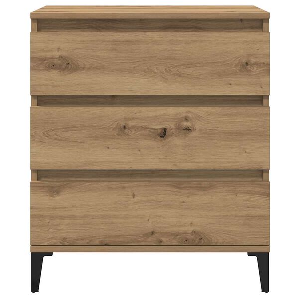vidaXL Buffet ch&ecirc;ne artisanal 60x35x70 cm bois d'ing&eacute;nierie