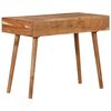 vidaXL Bureau 100x51x76 cm Bois d'acacia solide