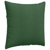 vidaXL Coussins de canapé 2 pcs Vert foncé 80 x 80 cm