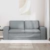 vidaXL Canap&eacute; Gris clair 182 x 80 x 82 cm tissu