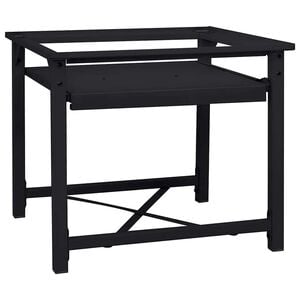 vidaXL Socle pour Machine à Laver Noir 64 x 55 x 32.5 cm Acier