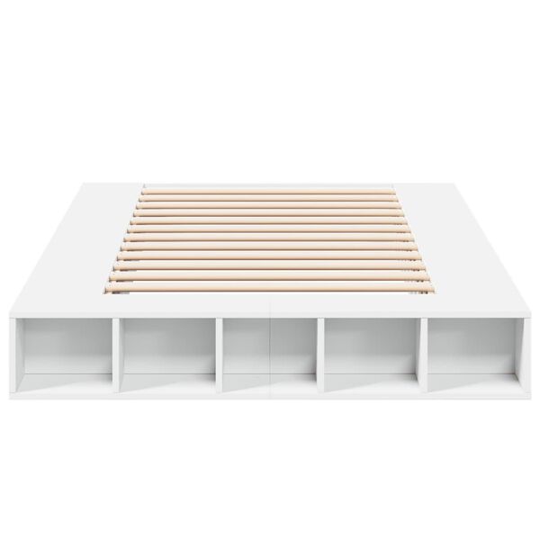 vidaXL Cadre de lit sans matelas blanc 120x200 cm
