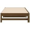 vidaXL Lit coulissant sans matelas marron miel 2x(90x190) cm