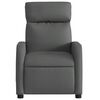 vidaXL Fauteuil de massage inclinable Gris fonc&eacute; Tissu