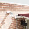 vidaXL Auvent r&eacute;tractable automatique avec LED bordeaux 600x300 cm