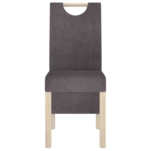 vidaXL Chaises &agrave; manger lot de 6 taupe tissu