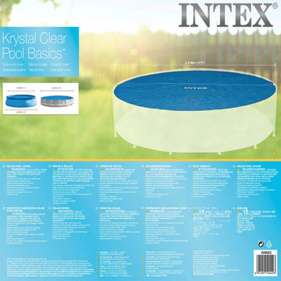 Intex Couverture solaire de piscine ronde 457 cm 29023