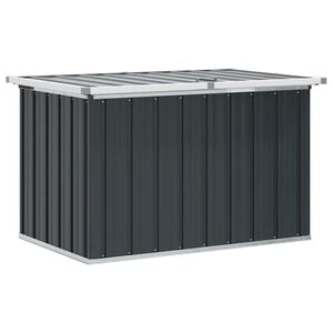 vidaXL Bo&icirc;te de rangement de jardin Anthracite 109x67x65 cm