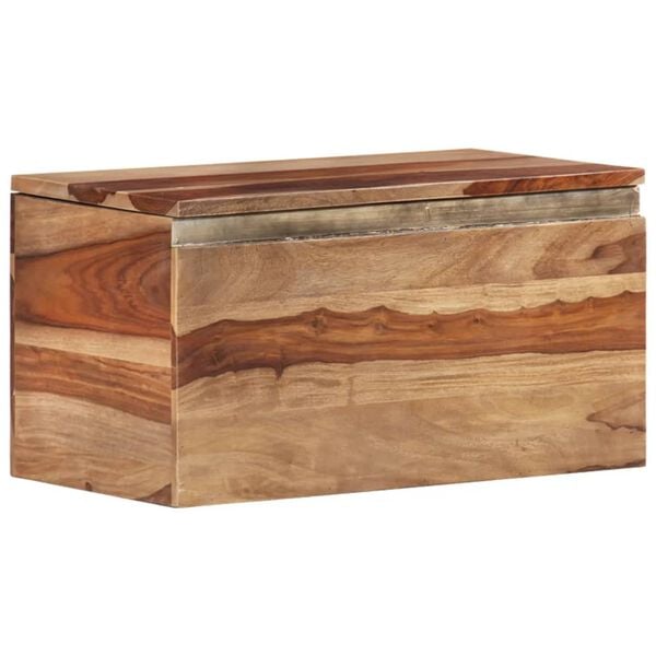 vidaXL Coffre de rangement 57x30x30 cm Bois massif