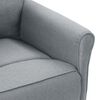 vidaXL Fauteuil inclinable Gris clair Tissu