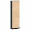 vidaXL Armoire Ch&ecirc;ne noir 55 x 25 x 189 cm Bois d'ing&eacute;nierie