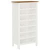vidaXL Armoire à vin 56x32x110 cm Bois de chêne massif