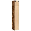 vidaXL Armoire de rangement mince ch&ecirc;ne fum&eacute; 40x42,5x225 cm