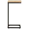 vidaXL Tables d'appoint 2 pcs 31,5x24,5x64,5 cm Bois de manguier brut